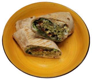 Leek Falafel (Baked) Wrap (LM)