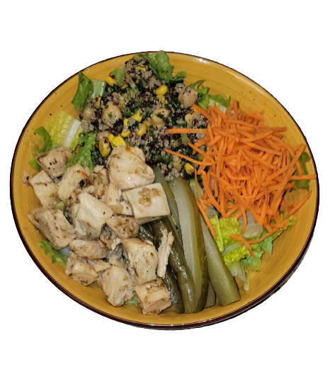 Garlic Oregano Chicken Bowl-232