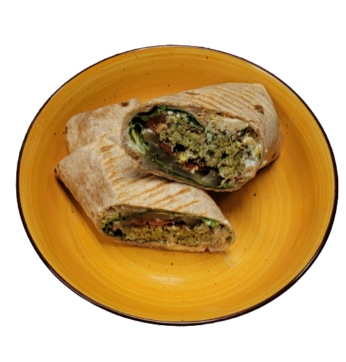 Leek Falafel (Baked) Wrap-360