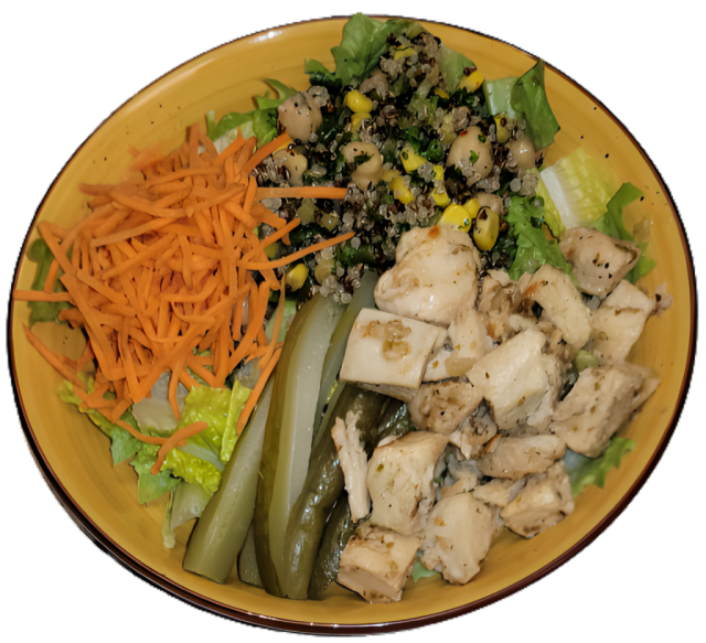 Garlic Oregano Chicken Salads (Gf)-561
