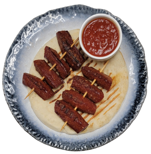 Turkish Pepperoni with Bread and tomato sauce-Sujuk Ekmek-560