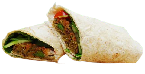 Baked Falafel Wrap (Veg.)-289